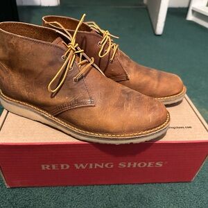 Red Wing Weekender Chukka Boots in Copper Rough and Tough Leather